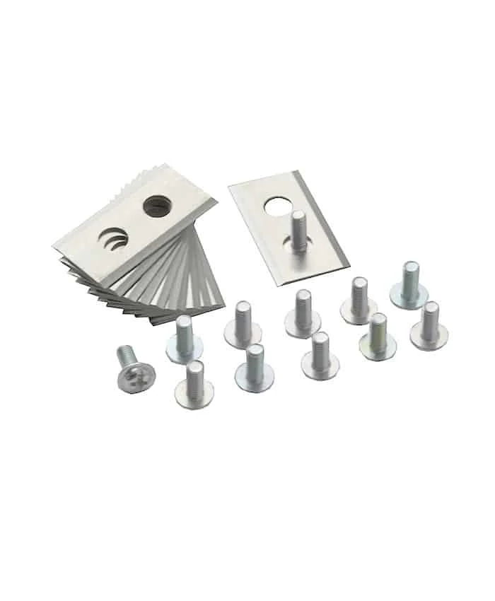 (afbeelding voor) 12 x blades & screws for Worx Robot mowers