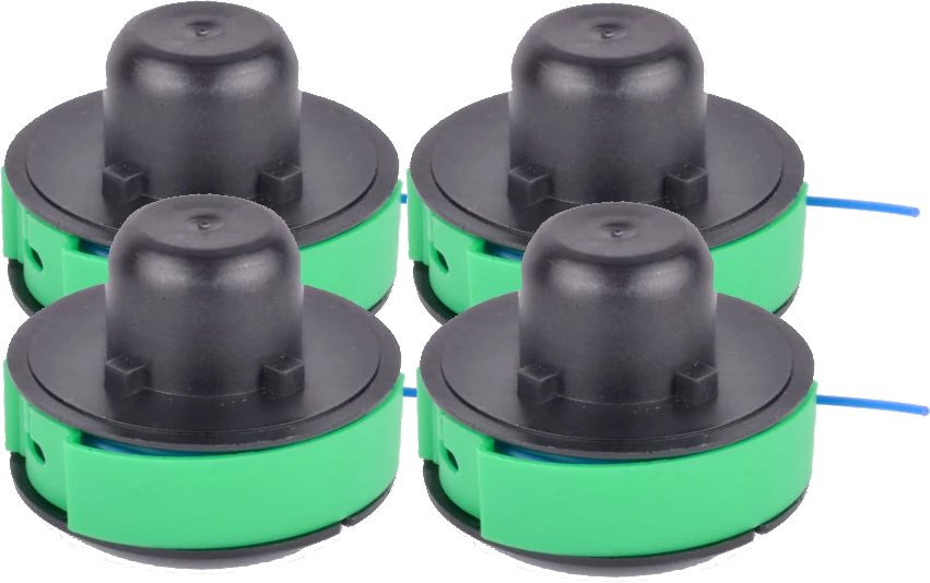 (image for) 4 x Spool and Line for Qualcast Grass Trimmers